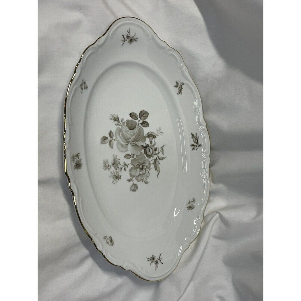 Platter Bavaria Made In Germany Charming Barbara Pattern  Large 15" Mitterteich